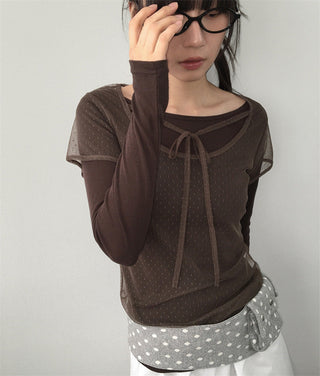 Dot Mesh Top