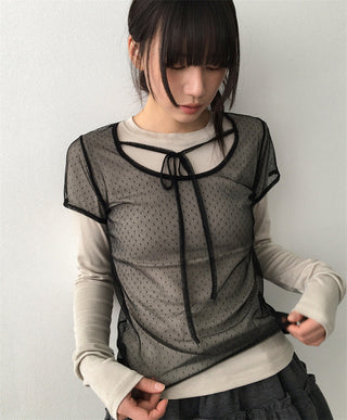 Dot Mesh Top