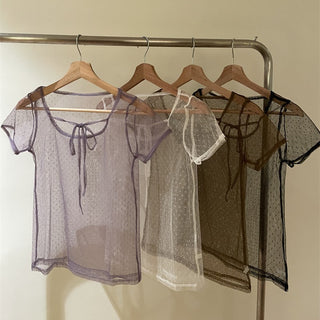 Dot Mesh Top