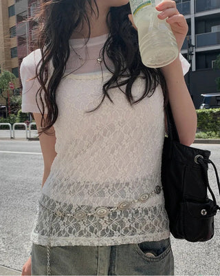 Bubble Lace Vest