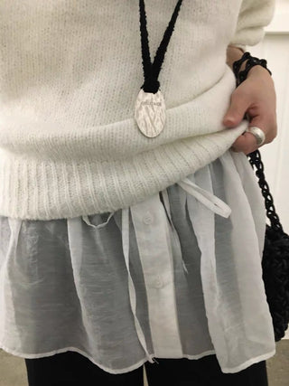Buckle Apron Skirt
