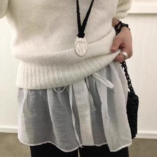 Buckle Apron Skirt
