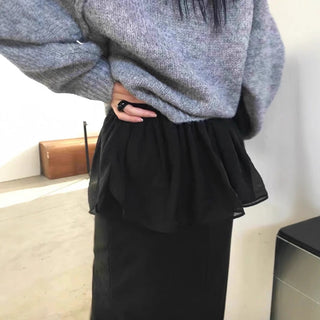 Buckle Apron Skirt
