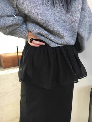 Buckle Apron Skirt