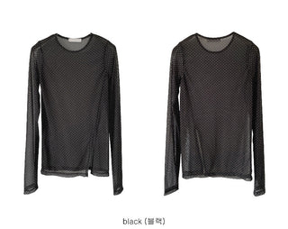 Polka Mesh Shirt