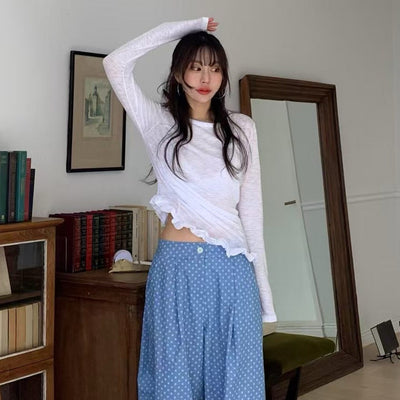 Lace Cut Top