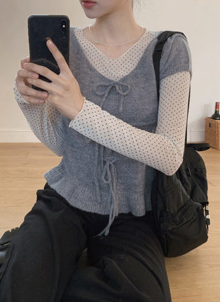 Bow Knit Top