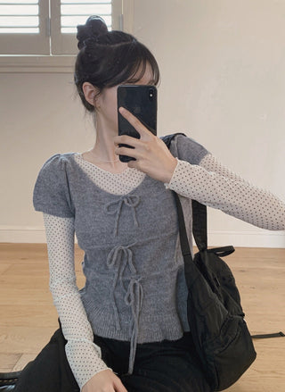 Bow Knit Top