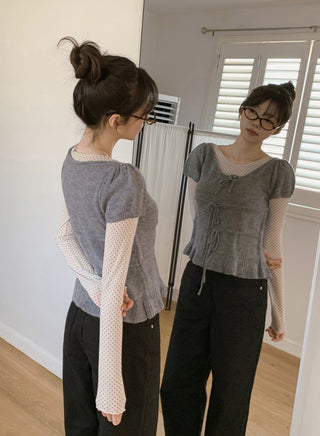 Bow Knit Top