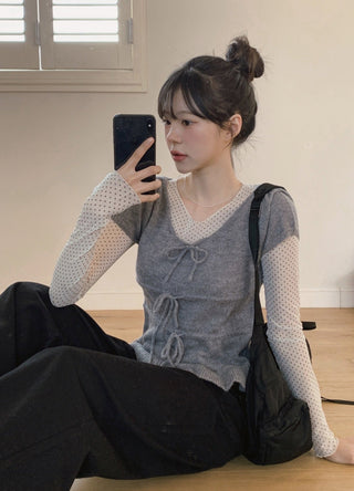 Bow Knit Top
