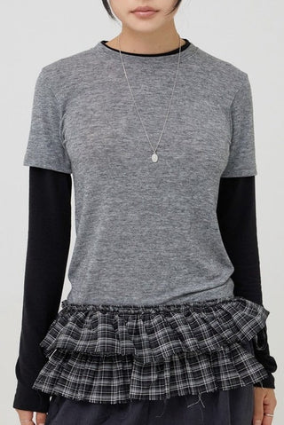 Plaid Pleated Skirt