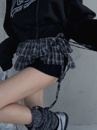 Plaid Pleated Skirt