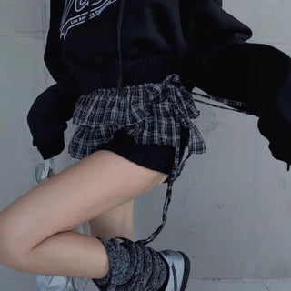 Plaid Pleated Skirt