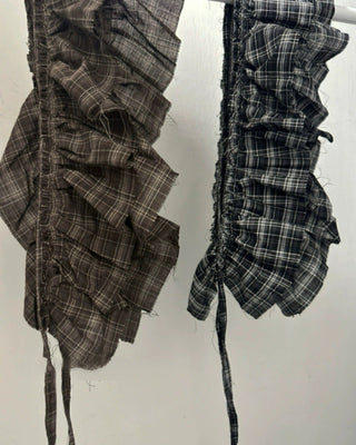 Plaid Pleated Skirt
