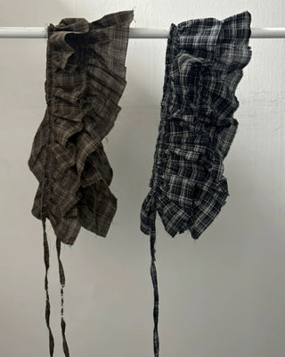 Plaid Pleated Skirt