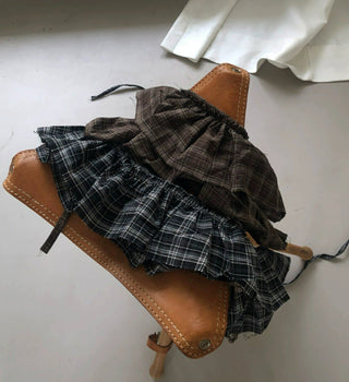 Plaid Pleated Skirt