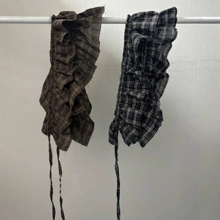 Plaid Pleated Skirt