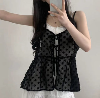 Bandage Mesh Top