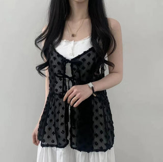 Bandage Mesh Top