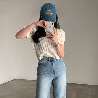 Puff Knit Top