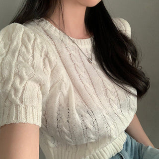 Puff Knit Top