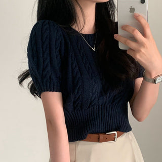 Puff Knit Top