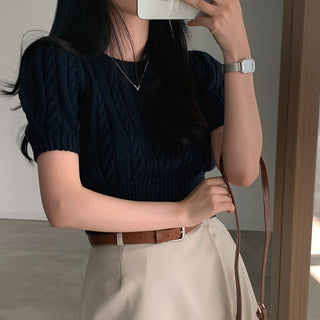 Puff Knit Top