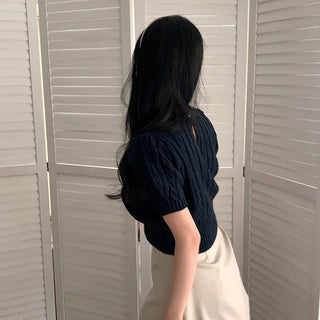 Puff Knit Top
