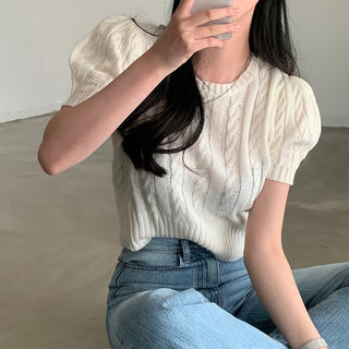 Puff Knit Top