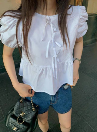 Bow Sleeve Shirt