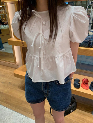 Bow Sleeve Shirt