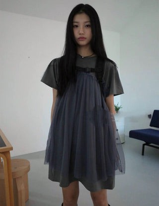 Mesh Skirt Dress