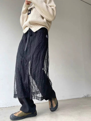 Mesh Lace Skirt