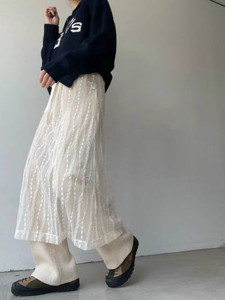 Mesh Lace Skirt