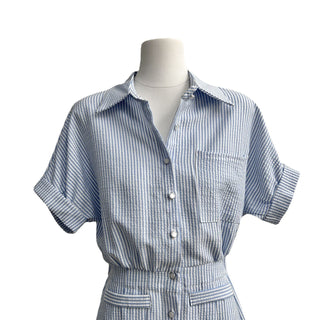 Striped Shirt Dress