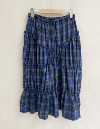 Plaid Lace Skirt