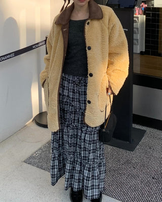 Plaid Lace Skirt