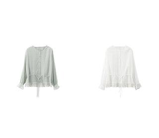 Round lace shirt