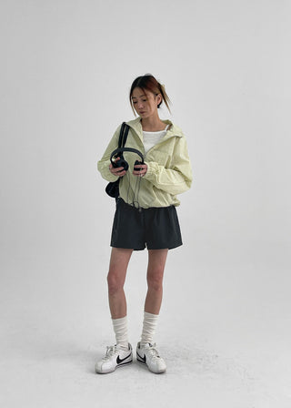 Stand collar suncoat