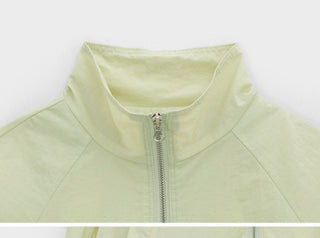Stand collar suncoat