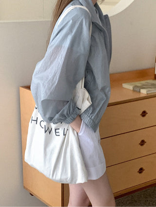 Waist-trim sun jacket