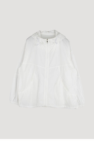 Solid hooded jacket