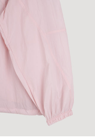 Solid hooded jacket