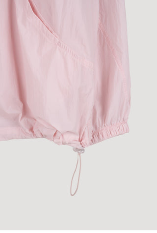 Solid hooded jacket