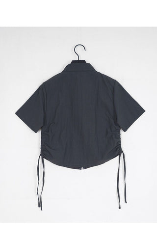 Stand collar workcoat jacket