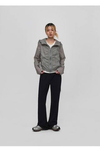 Korean hooded suncoat jacket