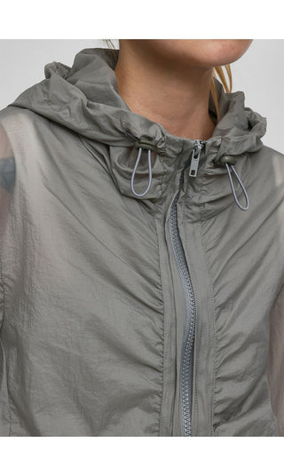 Korean hooded suncoat jacket
