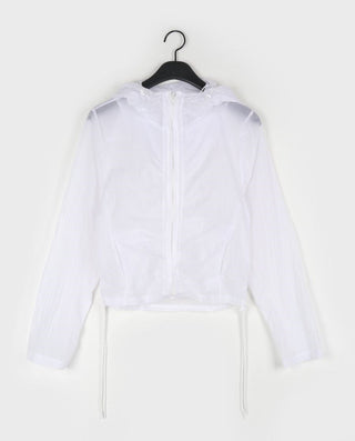 Korean hooded suncoat jacket
