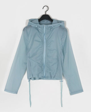 Korean hooded suncoat jacket