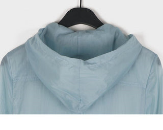 Korean hooded suncoat jacket